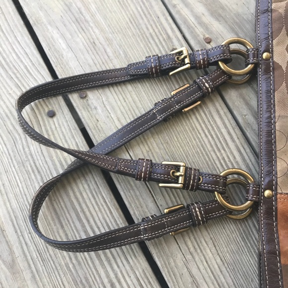 Vintage Coach Patchwork Tote - Picture 2 of 8